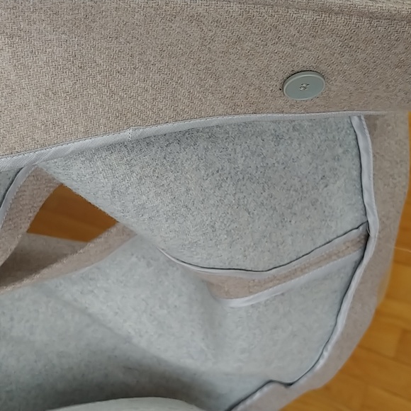 Wool cape taupe by Stile Benetton NWOT - Picture 13 of 14